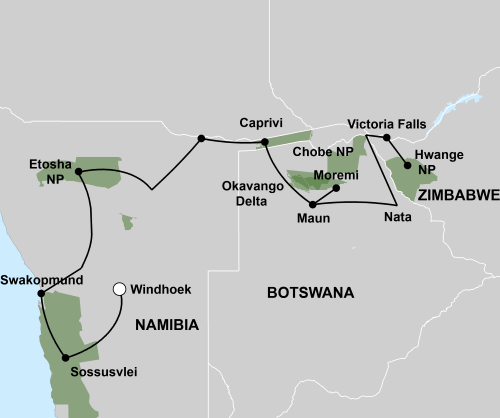 De Trans Afrika Safari (23 dagen)acsi-reizen-Vroegboekkorting