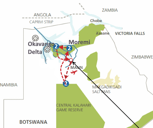 Ker & Downey Botswana (9 dagen)acsi-reizen-Vroegboekkorting