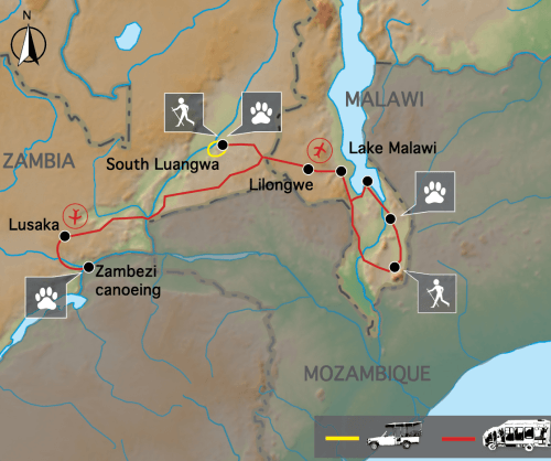 De Wildernis van Zambia & Malawi (18 dagen)acsi-reizen-Vroegboekkorting