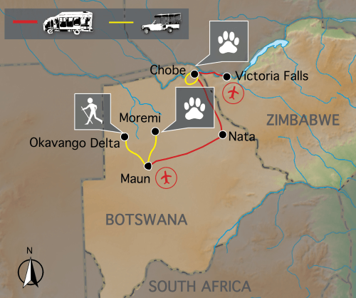 De wildparken van Botswana (15 dagen)acsi-reizen-Vroegboekkorting