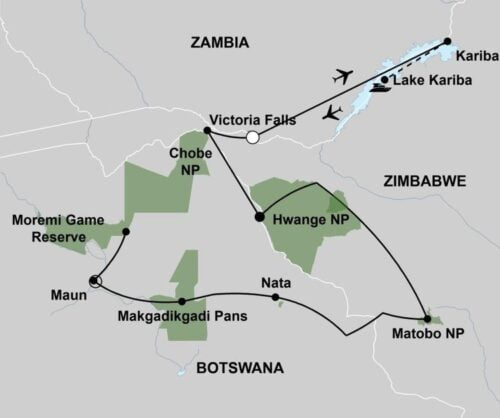Expeditie Botswana en Zimbabwe (17 dagen)acsi-reizen-Vroegboekkorting