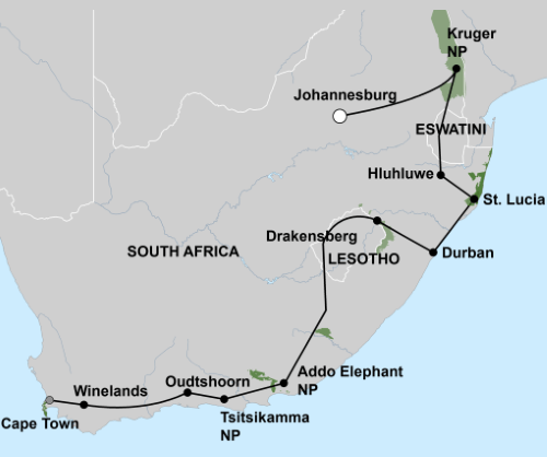 Het Beste van Zuid-Afrika (22 dagen)acsi-reizen-Vroegboekkorting