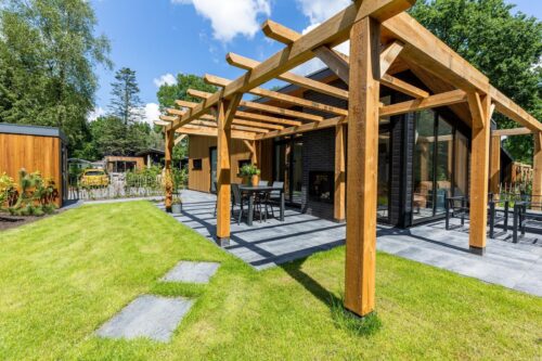 Berken Lodge Eco 4 personen met sauna-berkenrhode-Vroegboekkorting